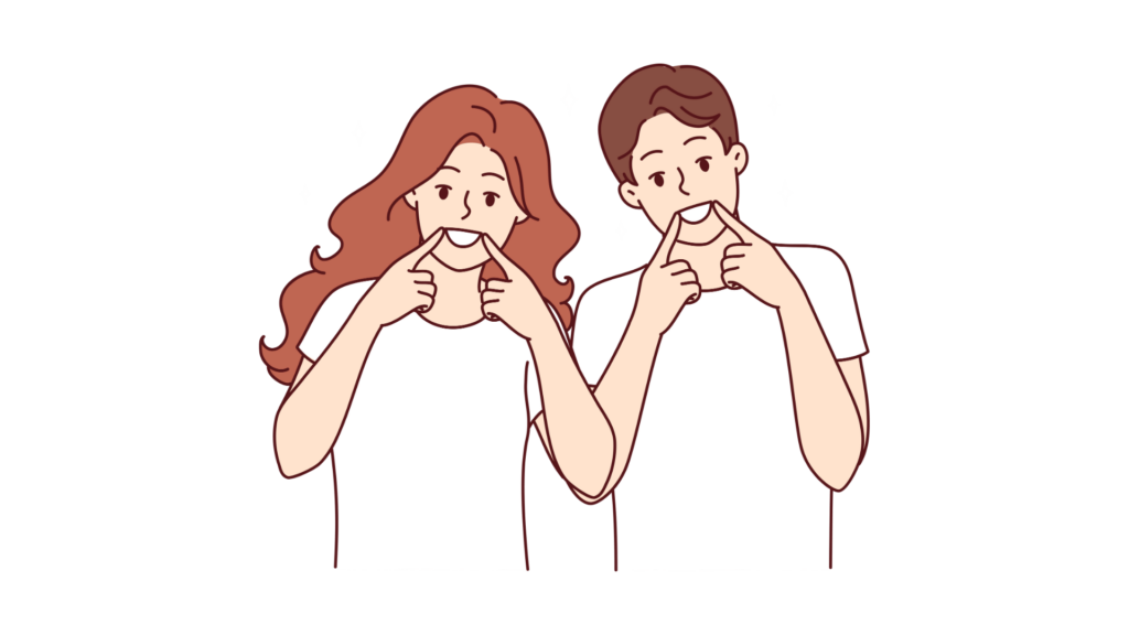 Homme et femme qui sourient